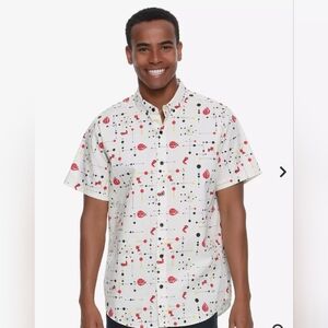 Disney Pixar Incredibles 2 Jack Jack Atomic Mid-Century Cotton Short Sleeve, XL